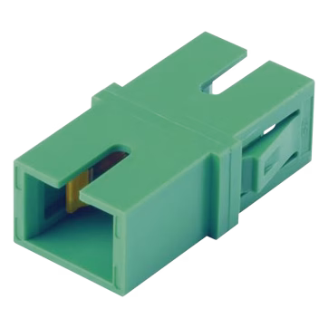 Módulo Acoplador SC/APC Simplex, Para Fibra Monomodo, Color Verde