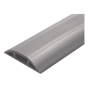Canaleta flexible color gris de PVC auto extinguible tramo de 2.5m (9300-01253)