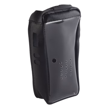 Funda de piel reforzada con visor frontal transparente, para radios NX-200, NX-300.
