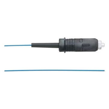 Pigtail de Fibra Óptica SC Simplex, Multimodo OM4 50/125, 900um, Color Aqua, 1 Metro