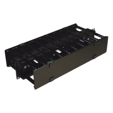 Organizador de Cable Horizontal RouteIT, Doble, Para Rack de 19in, 6in de profundidad, 2UR