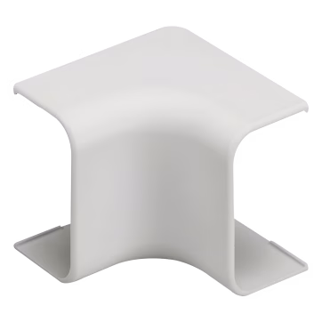 Esquinero interior, para uso con canaleta LD10, material ABS, Color Blanco Mate