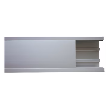 Canaleta de aluminio, 100 x 51 mm, tramo de 3m. (8401-81300)