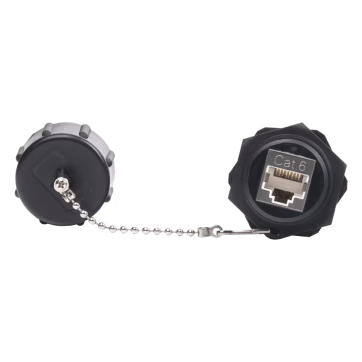 Jack Industrial RJ45 Categoría 6 Blindado, IP67 (Waterproof)