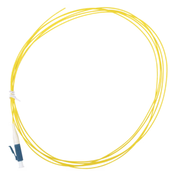 Pigtail de Fibra Óptica Monomodo LC/UPC, simplex de 2 metros