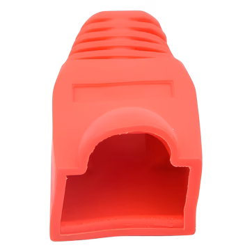 Capa Plástica para protección de Plug RJ45, Color Rojo