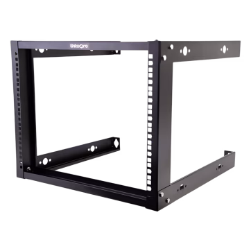 Rack Abierto de 19 para Montaje en Pared de 8 Unidades.