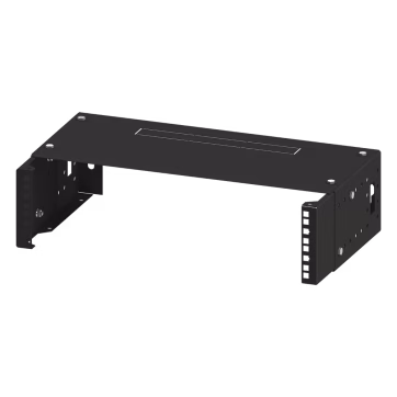 Rack Abierto de 19 Profundidad Ajustable (8 a 12) de 2.5  Unidades con Capacidad de Crecimiento.