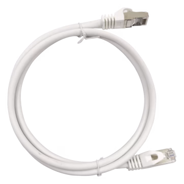 Patch Cord Cat6A 10G blindado 7.0M ( 22.96 ft )  BLANCO