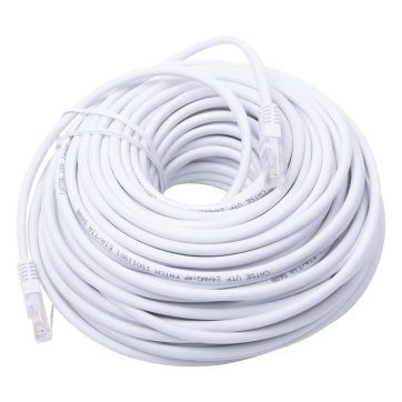 Cable de Parcheo UTP Cat5e – 30 metros – Blanco