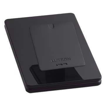 Base de mesa para un control remoto inalámbrico LUTRON. Con goma para evitar deslizamiento.