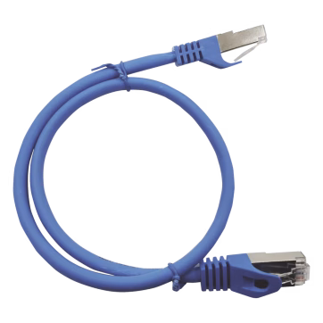 Patch Cord Cat6A 10G blindado 7.0M ( 22.96 ft )  AZUL
