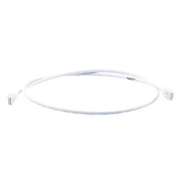 Patch Cord MC6 Modular Cat6 UTP, CM/LS0H, 3ft, Color Blanco, Versión Bulk (Sin Empaque Individual)