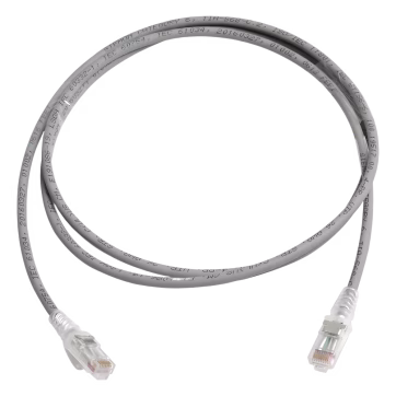 Patch Cord MC6 Modular Cat6 UTP, CM/LS0H, 5ft, Color Gris