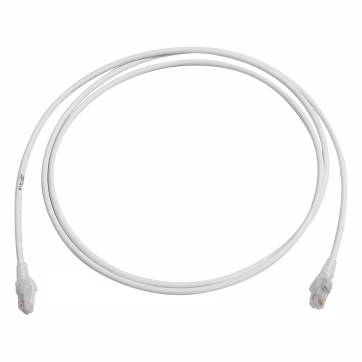 Patch Cord MC6 Modular Cat6 UTP, CM/LS0H, 7ft, Color Blanco