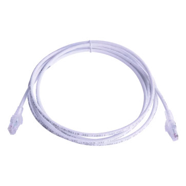Patch Cord MC6 Modular Cat6 UTP, CM/LS0H, 15ft, Color Blanco