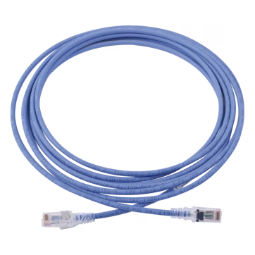 Patch Cord MC6 Modular Cat6 UTP, CM/LS0H, 15ft, Color Azul