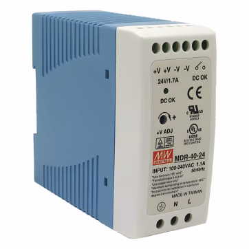 Fuente de poder Industrial Riel Din 24Vcd, 40W