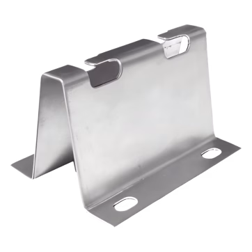 Soporte de piso falso directo, ideal para llegada a Rack, con acabado Electro Zinc