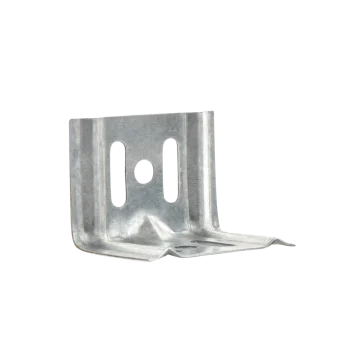 Ménsula económica MallaFils, para montaje en pared, para anchos de charola de 50 mm, con acabado electrozinc