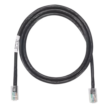 Cable de parcheo UTP Categoría 5e, con plug modular en cada extremo – 2 m. – Negro
