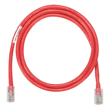 Cable de parcheo UTP Categoría 5e, con plug modular en cada extremo – 2 m. – Rojo
