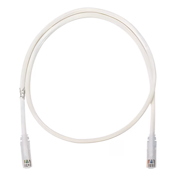 Cable de parcheo UTP Categoría 6, con plug modular en cada extremo – 3 m. – Blanco mate