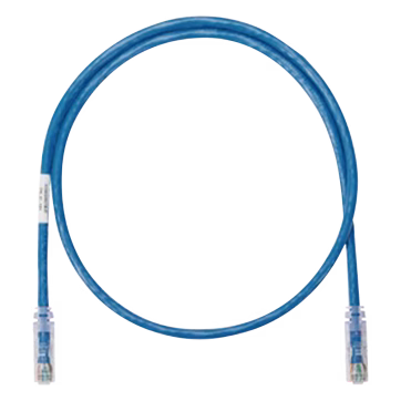 Cable de parcheo UTP Categoría 6, con plug modular en cada extremo – 1 ft (30.48 cm) – Azul