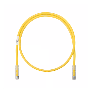Cable de parcheo UTP Categoría 6, con plug modular en cada extremo – 1 m. – Amarillo