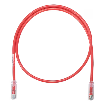 Cable de parcheo UTP Categoría 6, con plug modular en cada extremo – 1.5 m. – Rojo