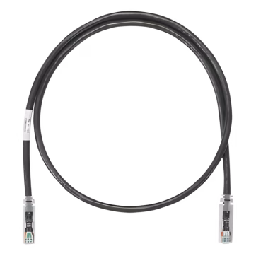 Cable de parcheo UTP Categoría 6, con plug modular en cada extremo – 2 m. – Negro