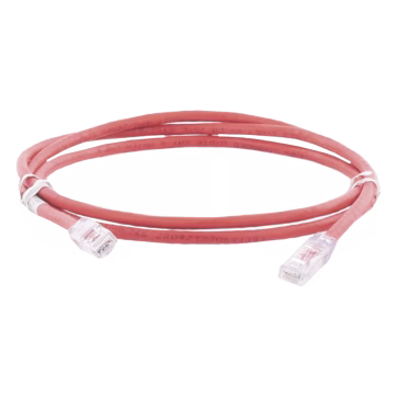 Cable de parcheo UTP Categoría 6, con plug modular en cada extremo – 2 m. – Rojo