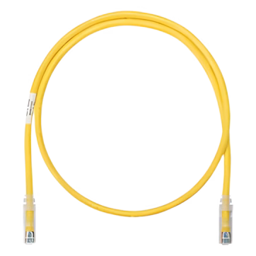 Cable de parcheo UTP Categoría 6, con plug modular en cada extremo – 2 m. – Amarillo