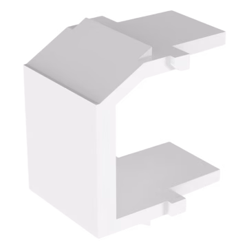 Módulo de tapa ciega (Inserto Ciego), Tipo Keystone, Color Blanco