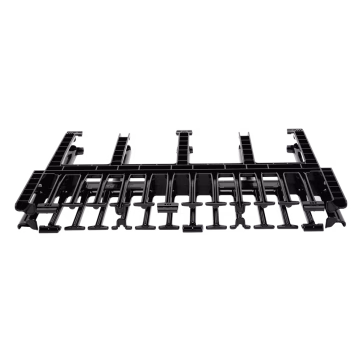 Organizador de Cables Horizontal NetManager, Doble (Frontal y Posterior), Para Rack de 19in, 1UR