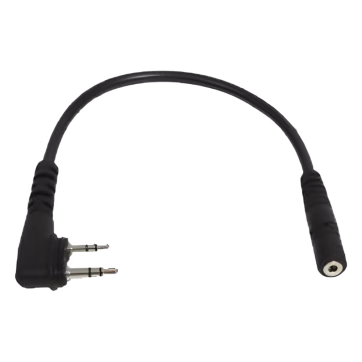 Cable adaptador para radios IP100H con accesorios de audio HS94, HS95 con función Vox