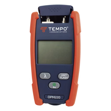 Medidor de Alta Potencia (Micro OPM) para Fibra Óptica con Localizador Visual de Fallos (VFL), entrada universal de 2.5 mm (para conectores SC, ST y FC)