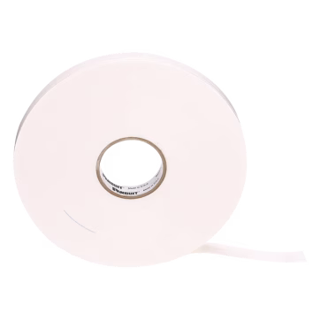Cinta Doble Cara, con Adhesivo Acrílico, 12.7mm de Ancho, Rollo de 65.5m, Color Blanco