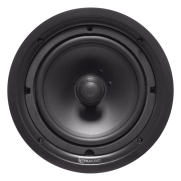 Phantom Series Altavoz de techo de 2 vias, woofer de polietileno inyectado de 6.5in, Tweeter giratorio de 1in, 5-90 watts 8 Ohms