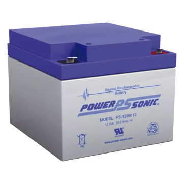 Batería de Respaldo UL de 12V 26AH, Ideal para Sistemas de Detección de Incendio, Control de Acceso, Intrusión y Videovigilancia