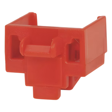 Kit de 10 Dispositivos para Bloquear Puertos RJ45, Color Rojo, Incluye Llave de Extracción