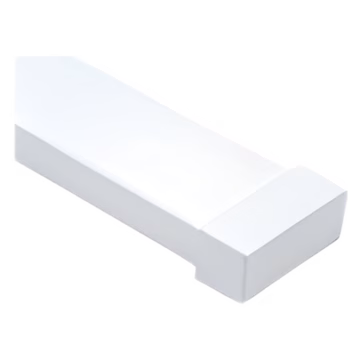 Tapa final blanca de PVC auto extinguible,  para canaleta PT48 (6190-01002)