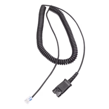 Cable adaptador para diademas modelo HT101, HT201 y HT202 para compatibilidad con teléfonos Grandstream, análogos, digitales, etc.