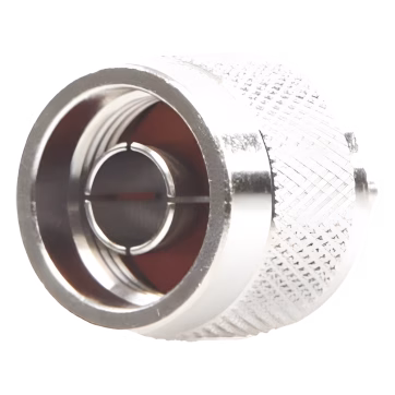 Conector N Macho de Anillo Plegable para Cables Coaxiales RG-58/U, RG-142/U, LMR-195, Níquel/ Oro/ Teflón.?
