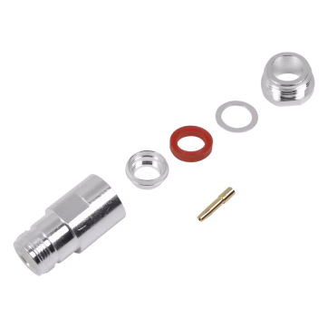 Conector N hembra para cable BELDEN 9913, 7810A, 8214; ANDREW CNT-400; SYSCOM RG8/U-SYS, RFLASH-1113