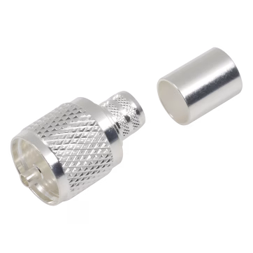 Conector UHF macho (PL-259) de anillo plegable para RG-8, BELDEN 8237, RG-213/U, 8267.