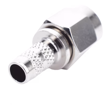 Conector SMA Macho de anillo plegable para Cable RG-142/U.