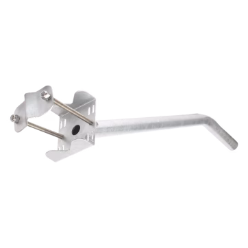 Brazo Galvanizado para Luminaria 2 Diámetro con Abrazadera para Poste hasta 3 Diámetro.