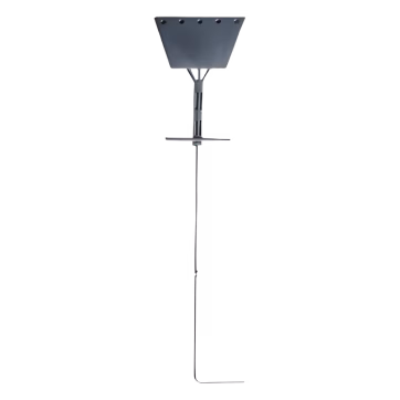 Ancla tipo Paleta con Redondo 3/4, placa de 1/2, 195 cm de Largo, Galvanizado por Inmersión en Caliente.
