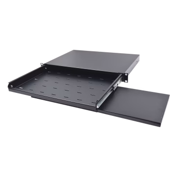 Charola Abatible para Teclado y Ratón con Rack de 19, 1UR.